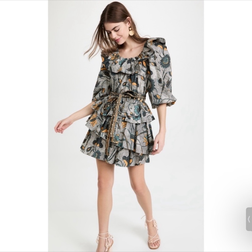 ULLA JOHNSON Giselle Mini Dress Sz 10